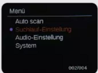 Imperial DABMAN d105 - FM Suchlauf-Einstellungen ändern - 1