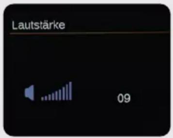 Imperial DABMAN d105 - Setting the volume - 1