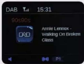 Imperial DABMAN d105 - DAB-radiostations oproepen vanuit de favorietenlijst - 3