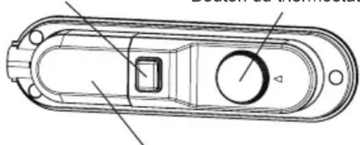 CONTINENTAL EDISON CEF2D240WE - Réglage du thermostat - 2