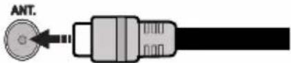 CONTINENTAL EDISON CELED32HD24B3 - Ligação da antena - 1