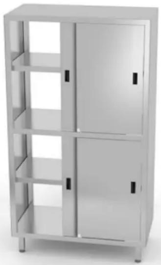 Hendi 811108 - Placard passe-plats avec séparation et portes coulissantes - 1