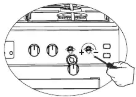 GERMANIA BA6GX - Reduced gas flow rate setting for hob taps - 2