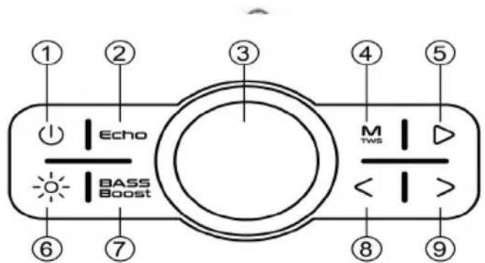 BIGBEN PARTYBTHPMAX - Controls and inputs - 2