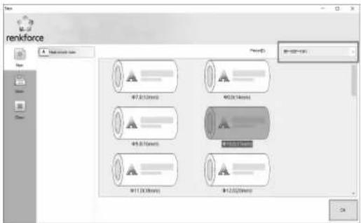 Renkforce RF-HSP-500 - Bediening van de software - 2