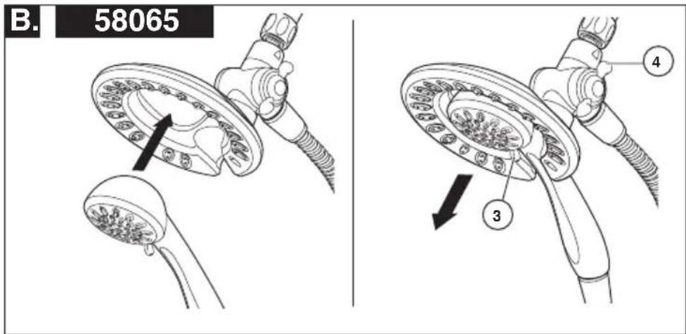 DELTA T14459 - Showerhead and Tub Spout Installation - 3