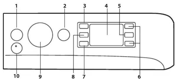 INDESIT BWE91496XWVFR - BANDEAU DE COMMANDES - 1