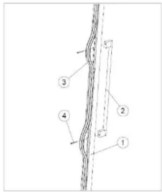 LA SOMMELIERE LSBI36BDZ - Installazione della maniglia sulla porta della cantinetta - 1