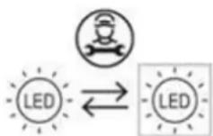 LA SOMMELIERE LSBI36BDZ - Sustitución de la LÁMPARA de iluminación - 1