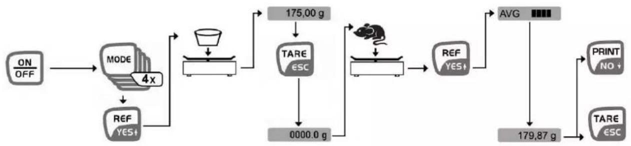 Kern DS 20K0.1 - Pesée d'animaux: - 1
