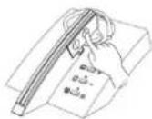 Renkforce RF-WE-510 - e) Koppeln des Headsets mit der Ladestation (falls nicht automatisch gekoppelt) - 1