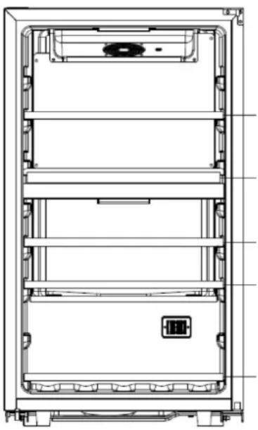 LA SOMMELIERE SLS32DZBLACK - Aanbevelingen voor de indeling: - 1