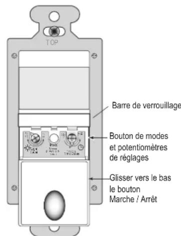 LEGRAND RH250W - Réglage du niveau de luminosité - 3
