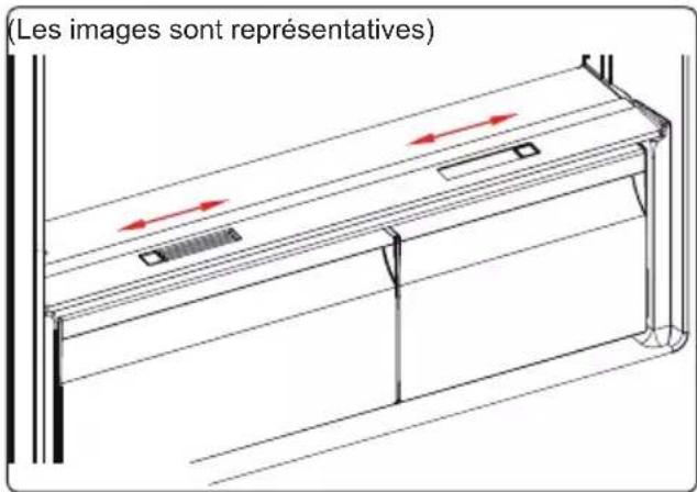 WINIA WFN-U245W - Molette du bac à aliments frais (sur certains modèles) - 2