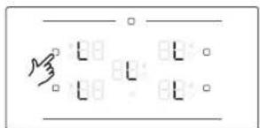 SAMSUNG NZ36C3060UK - Switching the child safety lock On/Off - 2
