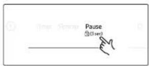 SAMSUNG NZ36C3060UK - Switching the child safety lock On/Off - 3