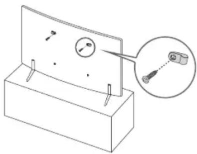 SAMSUNG UA65RU7300S - Como evitar que o televisor caia - 1