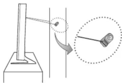 SAMSUNG UA43KU7500W - Preventing the TV from falling - 2