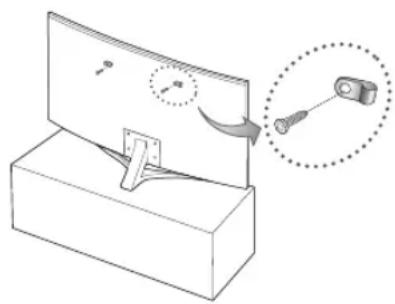 SAMSUNG UA43KU7500W - Preventing the TV from falling - 1