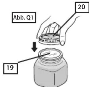 Magic Vac P0116ED - 9.3- Verpackung in Glasgefäßen die mit Metalldeckeln vesiegelt werden (Leifheit-Typ) - 1