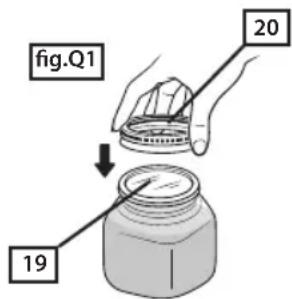 Magic Vac P0116ED - - Confecção em vasos de vidro vedados com tampas metálicas (tipo Leifheit) - 1