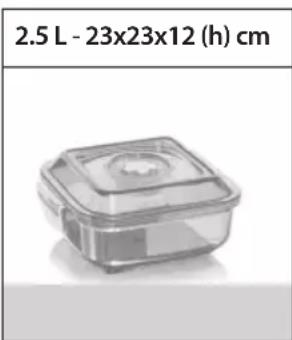 Magic Vac P0116ED - CONTENITORI - CANISTERS - RÉCIPIENTS BEHÄLTER - CONTENEDORES - RECIPIENTES - 3