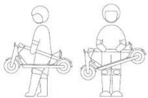 Xiaomi Electric Scooter 3 Lite - Fold &amp; Carry/Pillage et transport/Zusammenklappen und tragen - 3