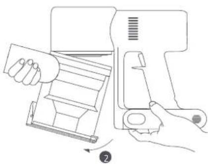 Xiaomi Mi Vacuum Cleaner G10 Plus - Nettoyage du compartiment à poussière, du préfiltre et de l'ensemble cyclone - 4