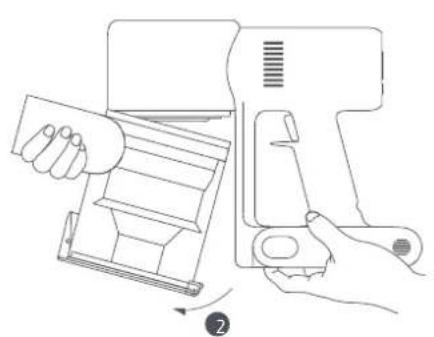 Xiaomi Mi Vacuum Cleaner G10 Plus - Het stofcompartiment, het voorfilter en de cyclooneenheid reinigen - 3