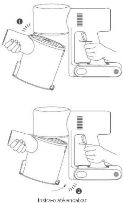 Xiaomi Mi Vacuum Cleaner G10 Plus - Instalação do Compartimento do Pó, do Pré-Filtro e do Sistema Ciclónico - 2