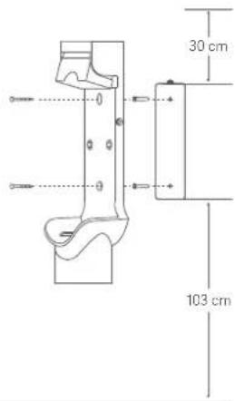 Xiaomi Mi Vacuum Cleaner G10 Plus - De 2-in-1-houder voor opladen en opbergen installeren - 1