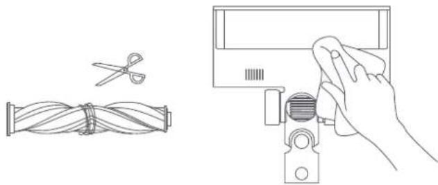 Xiaomi Mi Vacuum Cleaner G10 Plus - Чистка турбо-щетки с валиком - 2