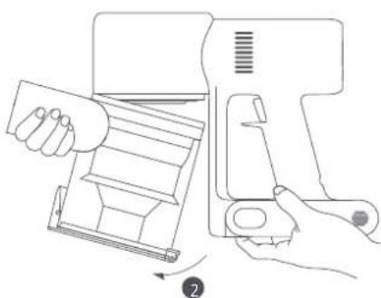 Xiaomi Mi Vacuum Cleaner G10 Plus - Pulizia del vano polvere, del pre-filtro e del sistema ciclonico - 3