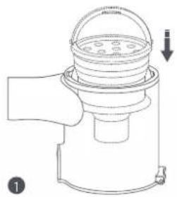 Xiaomi Mi Vacuum Cleaner G10 Plus - Het stofcompartiment, het voorfilter en de cyclooneenheid installeren - 1