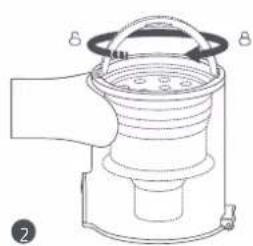 Xiaomi Mi Vacuum Cleaner G10 Plus - Installing the Dust Compartment, Pre-filter, and Cyclone Assembly - 2