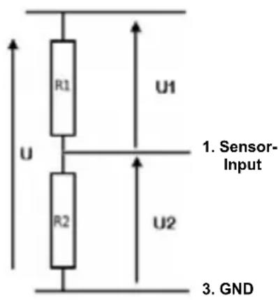 R1 U1 U 1. Sensor- Input R2 U2 3. GND