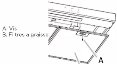 FRIGIDAIRE FCVW3062AD - Pour nettoyer ou remplacer le filtre à graisse: - 1