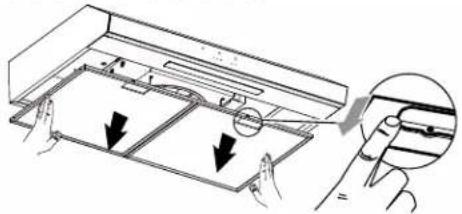 FRIGIDAIRE FCVW3062AS - Pour nettoyer ou remplacer le filtre à graisse: - 2