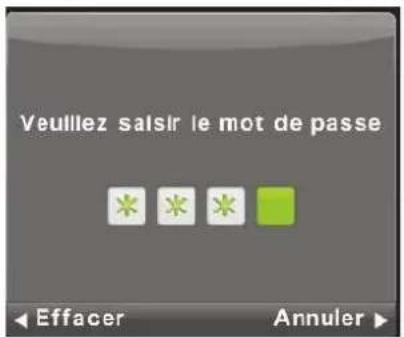 Veuillez saisir le mot de passe Effacer Annuler