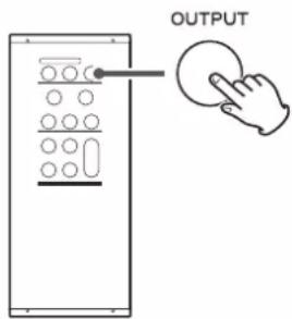 Esoteric F-02 - Press the OUTPUT button to end setting mode. - 1