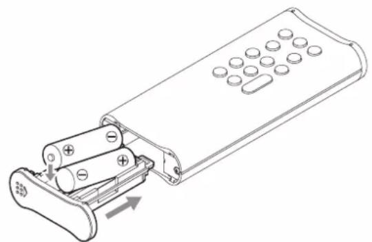 Esoteric F-02 - Installing batteries - 2