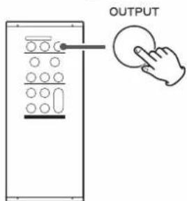 Esoteric F-02 - Pulse el botón OUTPUT para cancelar el modo de ajustes de configuración. - 1