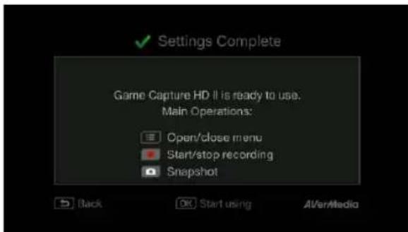 AVERMEDIA Live Streamer MIC 350 - Finishing Setup Wizard - 2