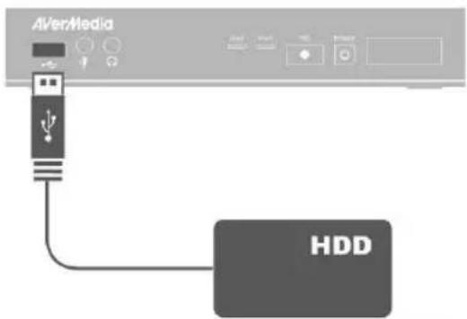 AVERMEDIA Live Streamer MIC 350 - USB Storage Device Insertion - 1