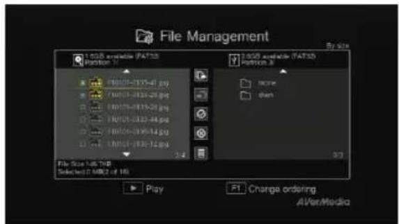 AVERMEDIA Live Streamer MIC 350 - Gestão de Arquivo (File Management) - 1