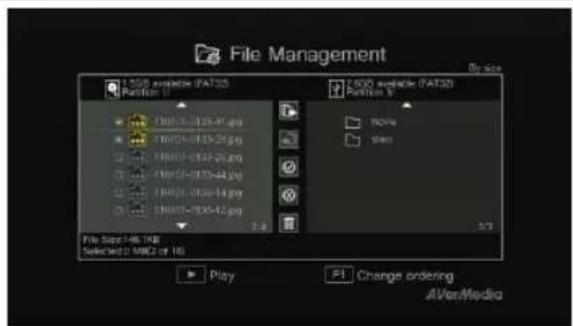 AVERMEDIA Live Streamer MIC 350 - Administración de archivos (File Management) - 1