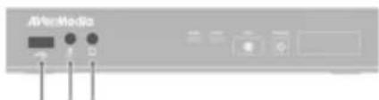 AVERMEDIA Live Streamer MIC 350 - Vista anteriore - 1