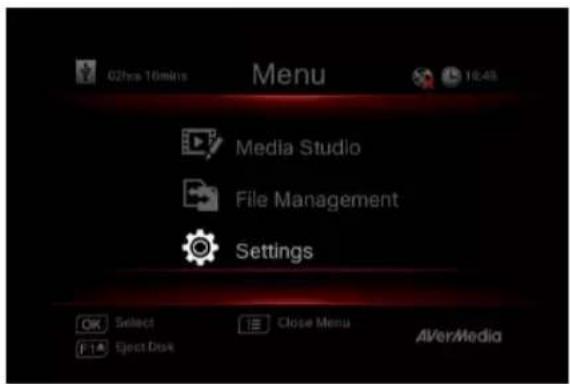 AVERMEDIA Live Streamer MIC 350 - Menu OSD - 4