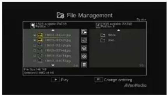 AVERMEDIA Live Streamer MIC 350 - Gestionnaire de Fichiers (File Management) - 1