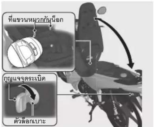 Honda WAVE110i (2024) - อุปกรณ์สำหรับการจัดเก็บ - 1